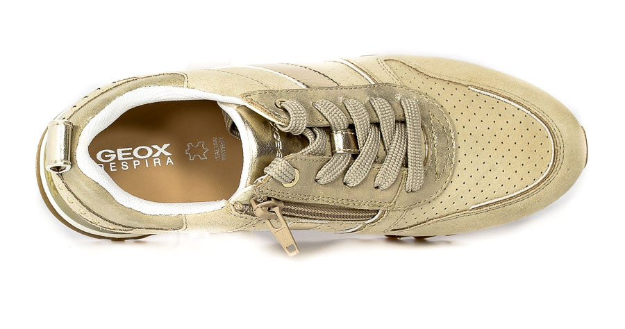 Półbuty Geox D25AQA CH62L Seude Shiny LEA Taupe Gold R.36-37