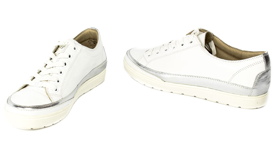 Półbuty Caprice 9-23654-28 122 White Naplak
