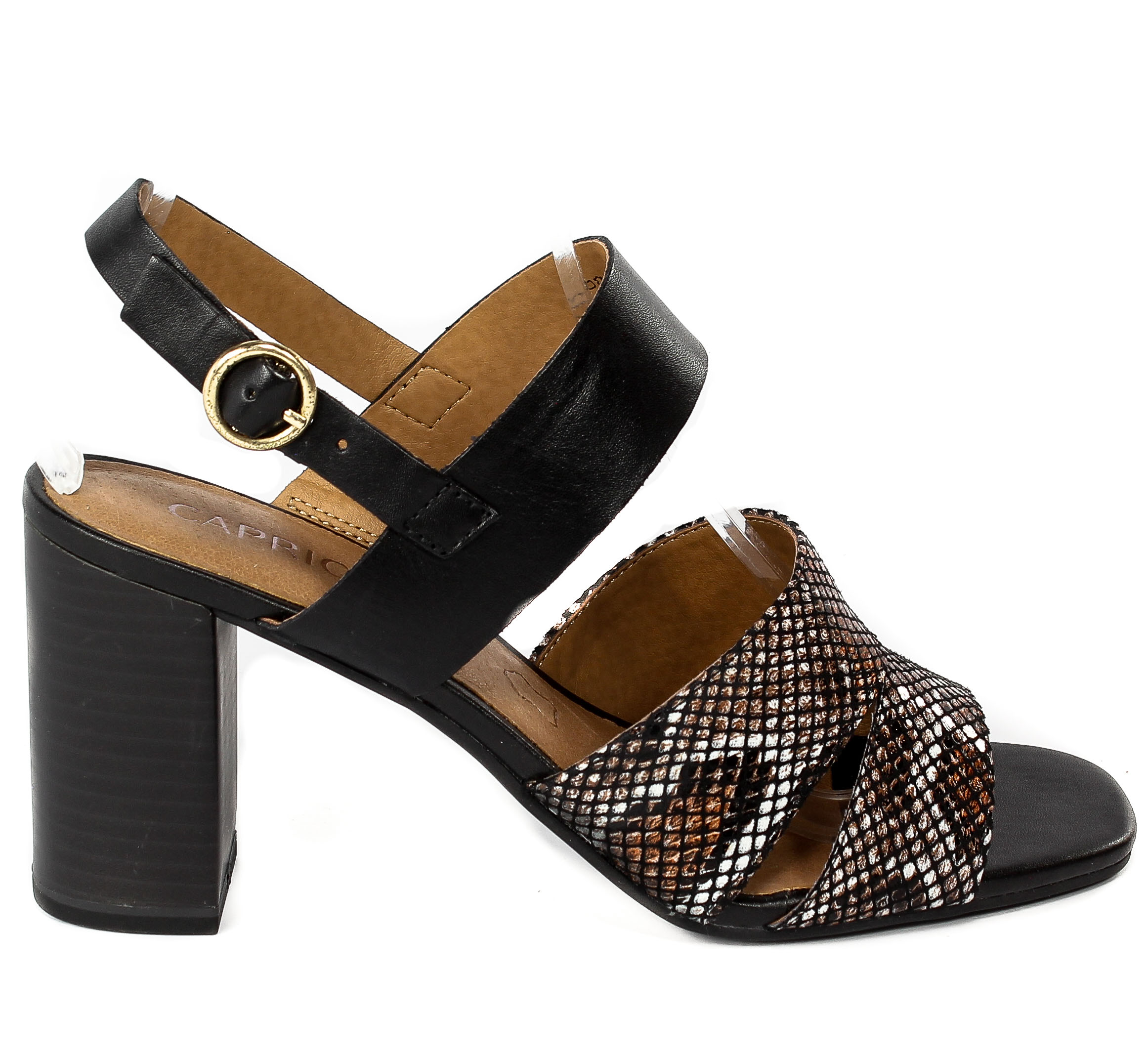 Sandały Caprice 9-28304-28 020 Black Snake
