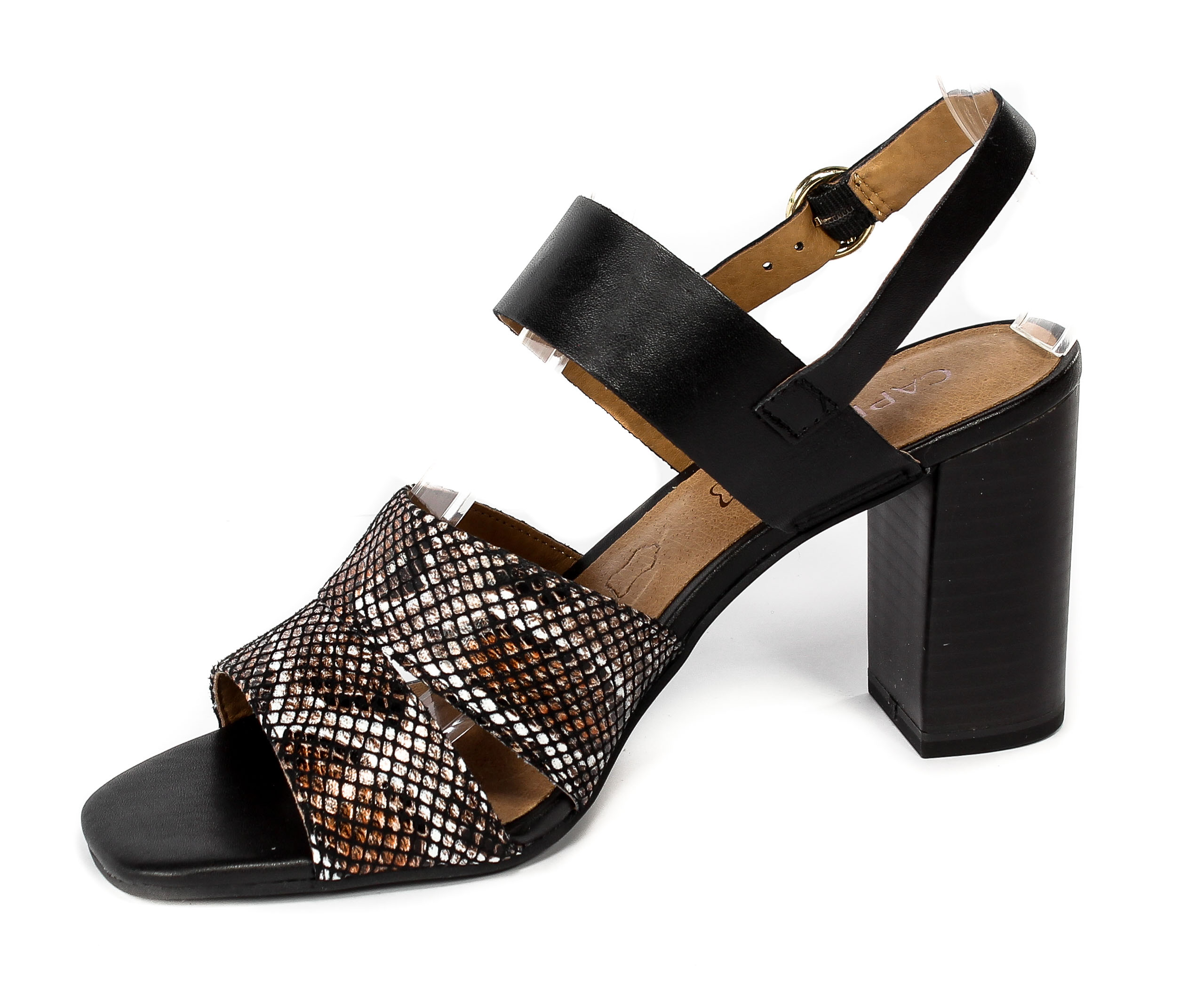 Sandały Caprice 9-28304-28 020 Black Snake