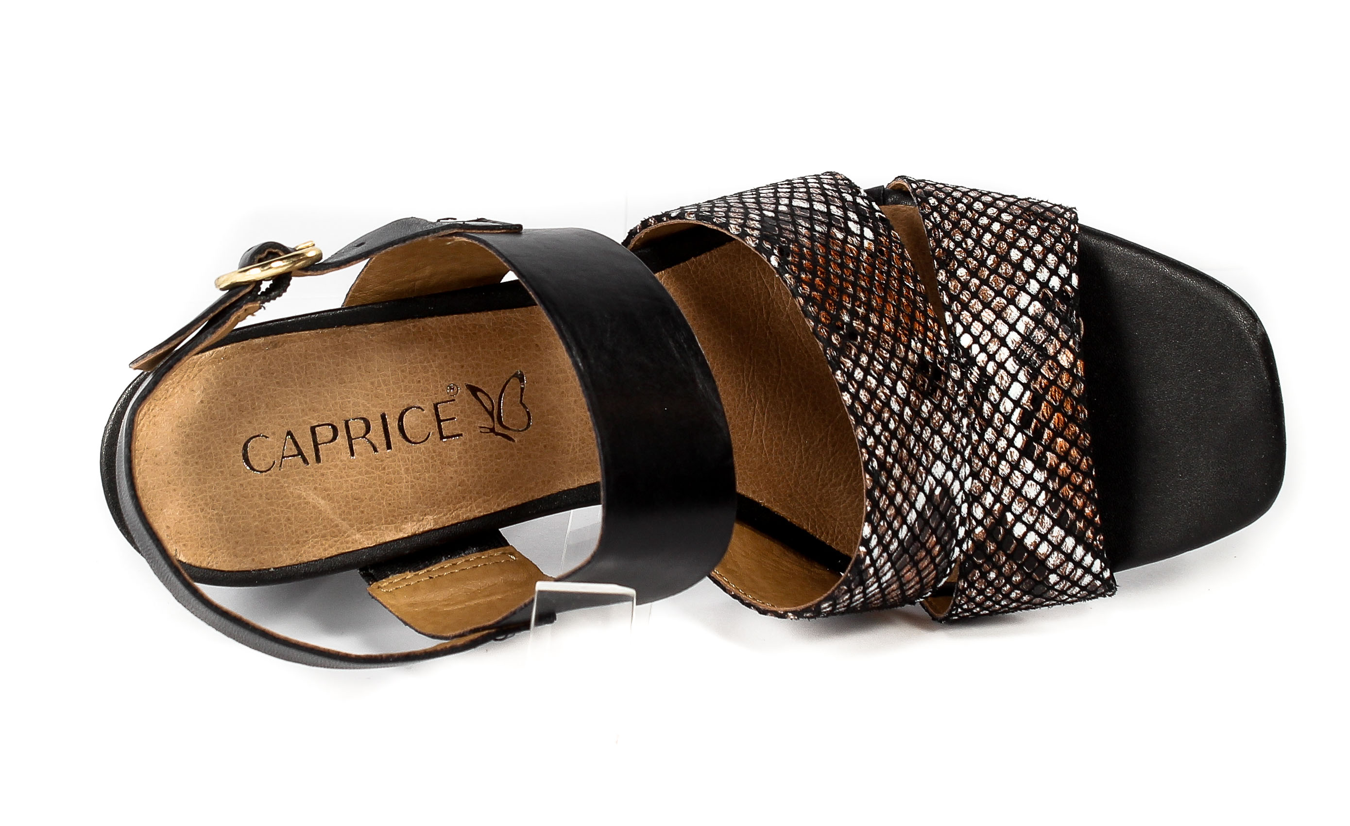 Sandały Caprice 9-28304-28 020 Black Snake