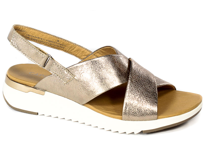 Sandały Caprice 9-28702-28 341 Taupe Met