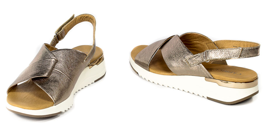 Sandały Caprice 9-28702-28 341 Taupe Met