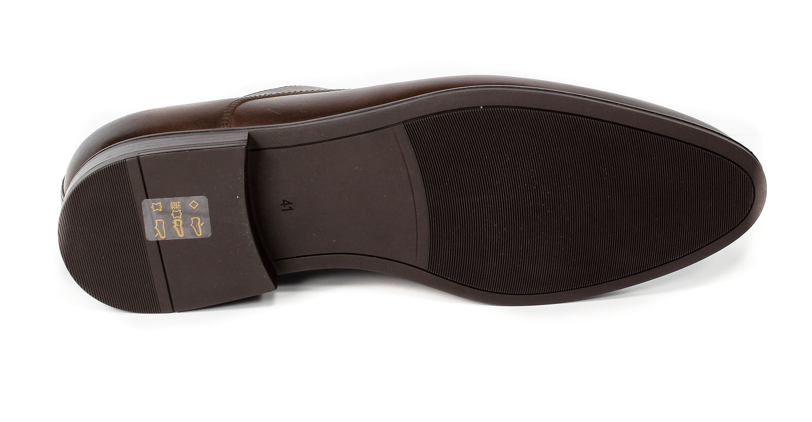 Półbuty Domeno 3966-BR867 ANT Brązowe