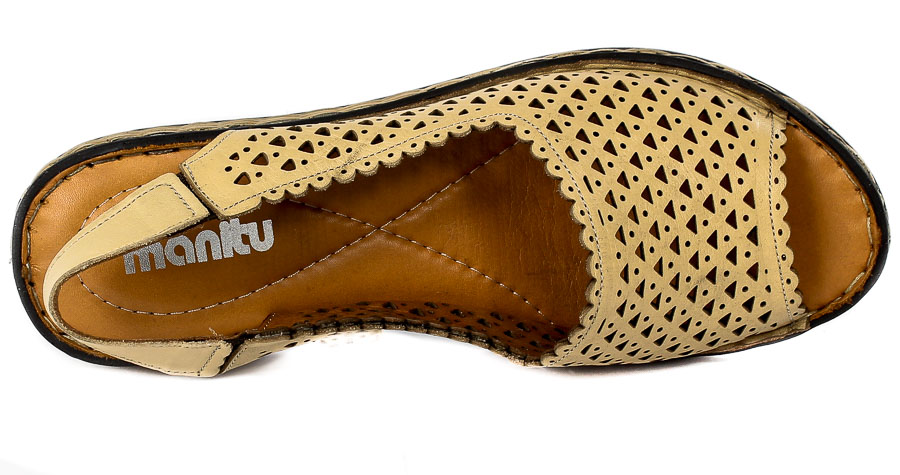 Sandały Manitu 910122-02 Braun 