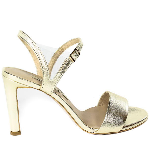 Sandały Bravo Moda 0004 Złoto Skóra