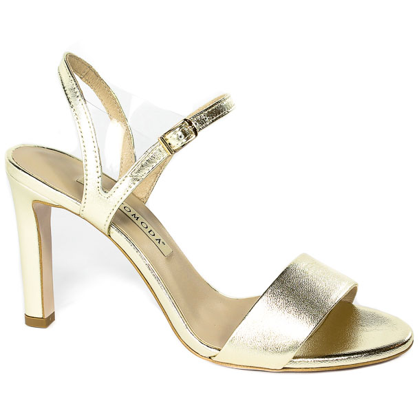 Sandały Bravo Moda 0004 Złoto Skóra