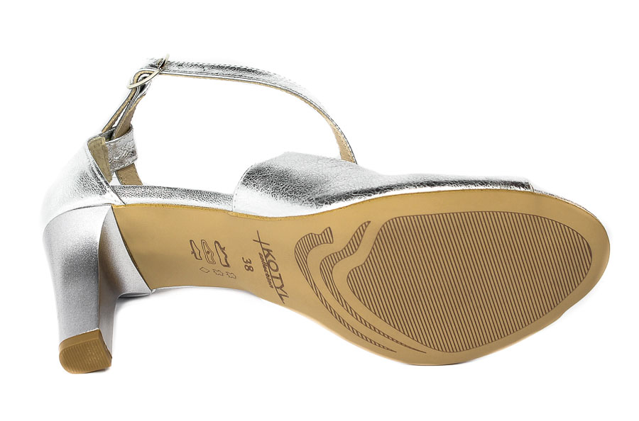 Sandały Kotyl 4325 Srebrny Jasny