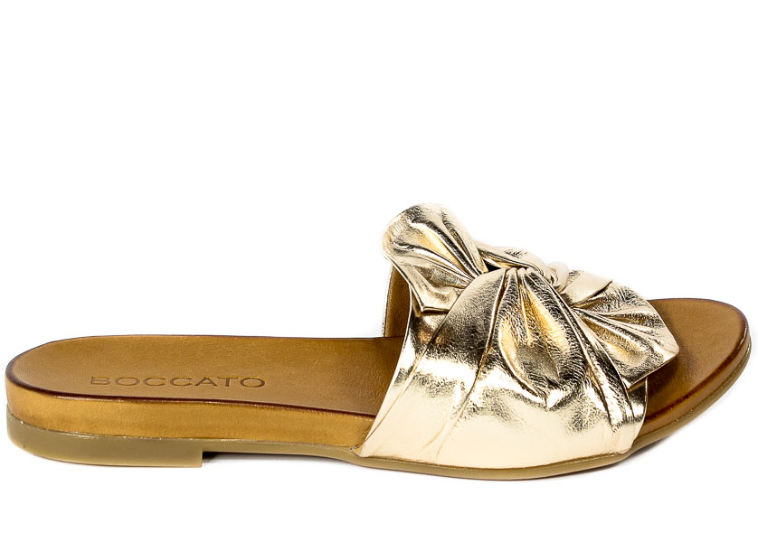 Klapki Boccato 02.0273 Metalic Gold