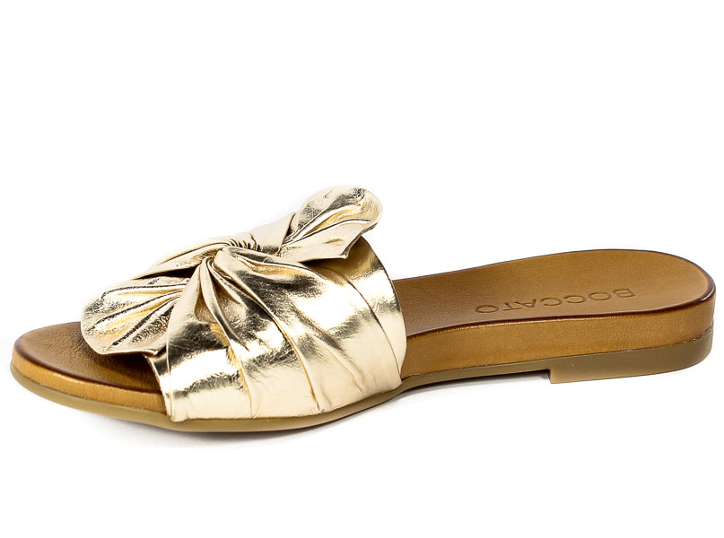 Klapki Boccato 02.0273 Metalic Gold