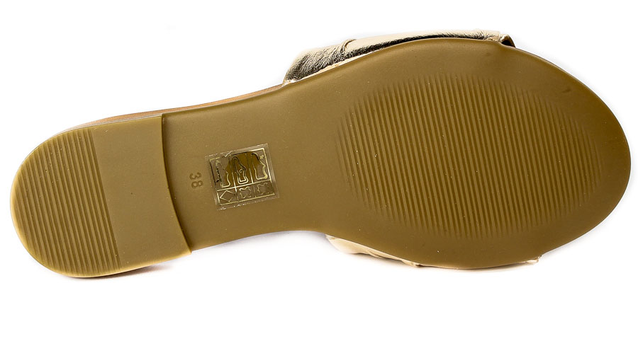 Klapki Boccato 02.0273 Metalic Gold
