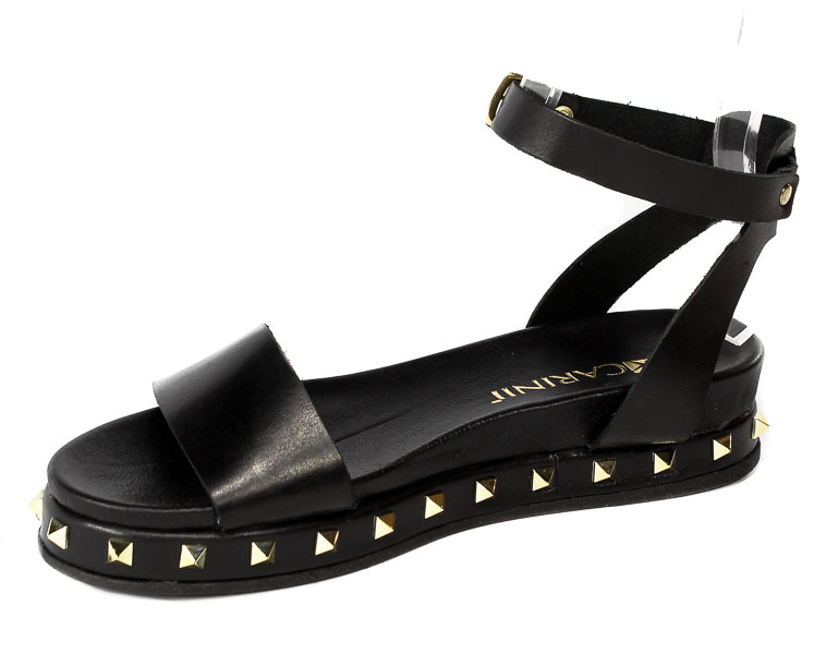 Sandały Carinii B7802-F56-000-E01 Czarny