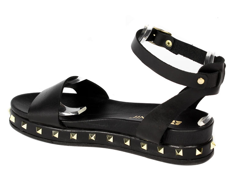 Sandały Carinii B7802-F56-000-E01 Czarny