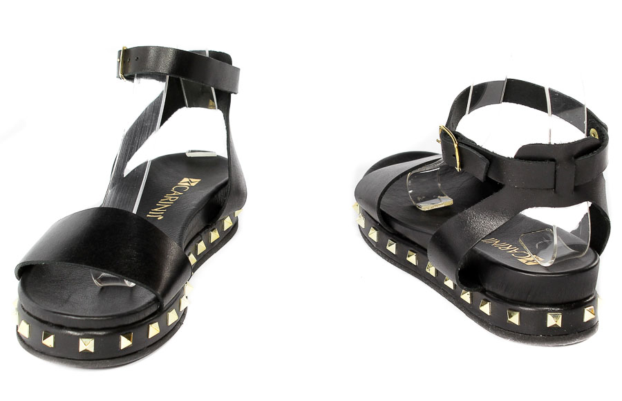 Sandały Carinii B7802-F56-000-E01 Czarny