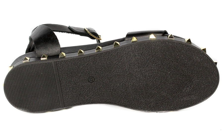 Sandały Carinii B7802-F56-000-E01 Czarny