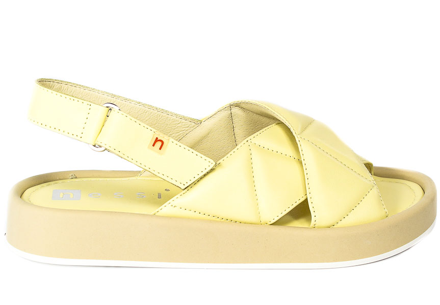 Sandały Nessi 22201-1 Żółty 122