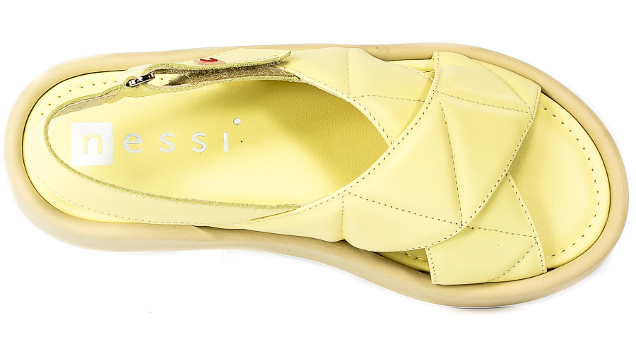 Sandały Nessi 22201-1 Żółty 122
