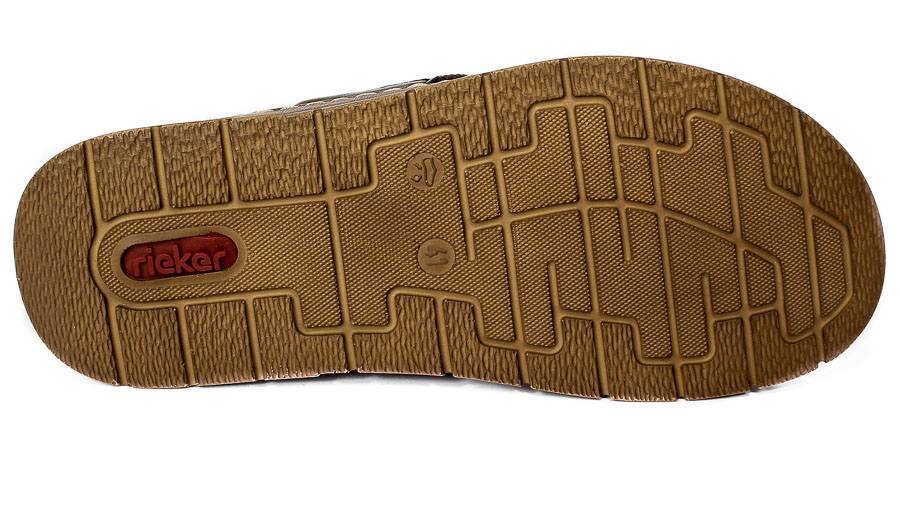 Klapki Rieker 21252 -25 Brown 