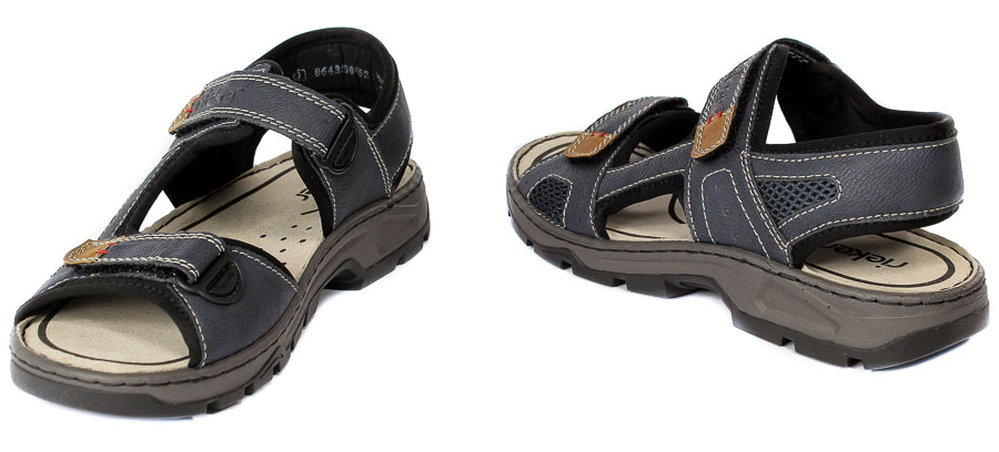 Sandały Rieker 26156-15 Blue