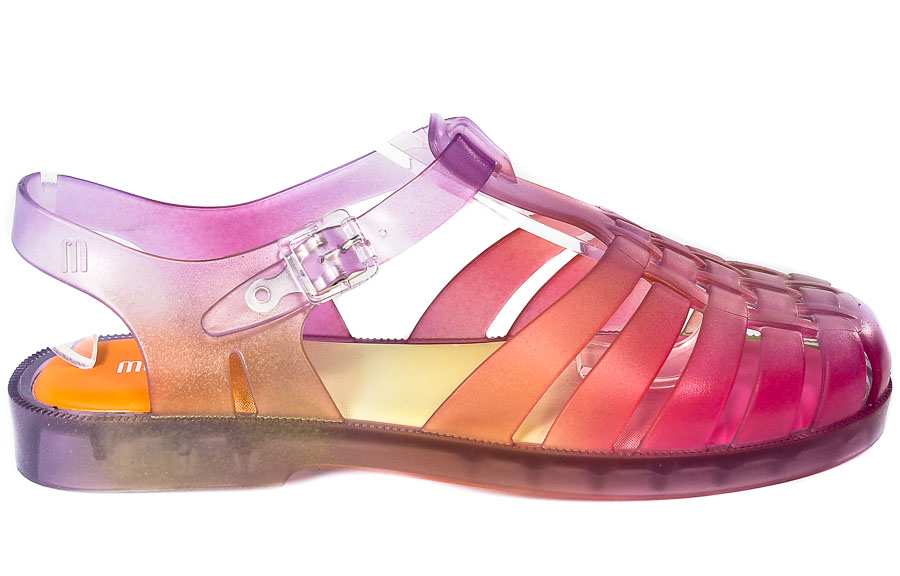 Sandały Melissa 33519-54129 Clear Pink Orange