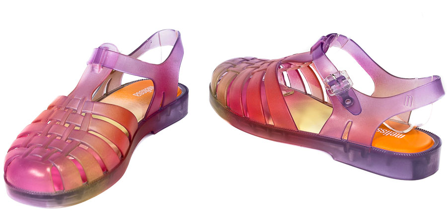 Sandały Melissa 33519-54129 Clear Pink Orange