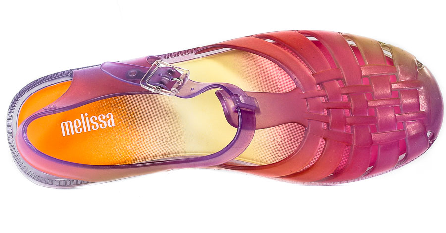 Sandały Melissa 33519-54129 Clear Pink Orange