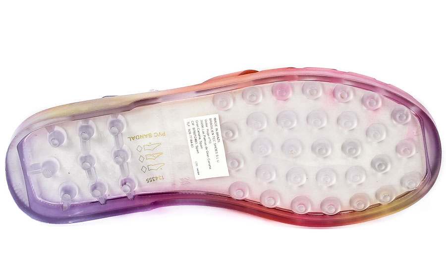 Sandały Melissa 33519-54129 Clear Pink Orange