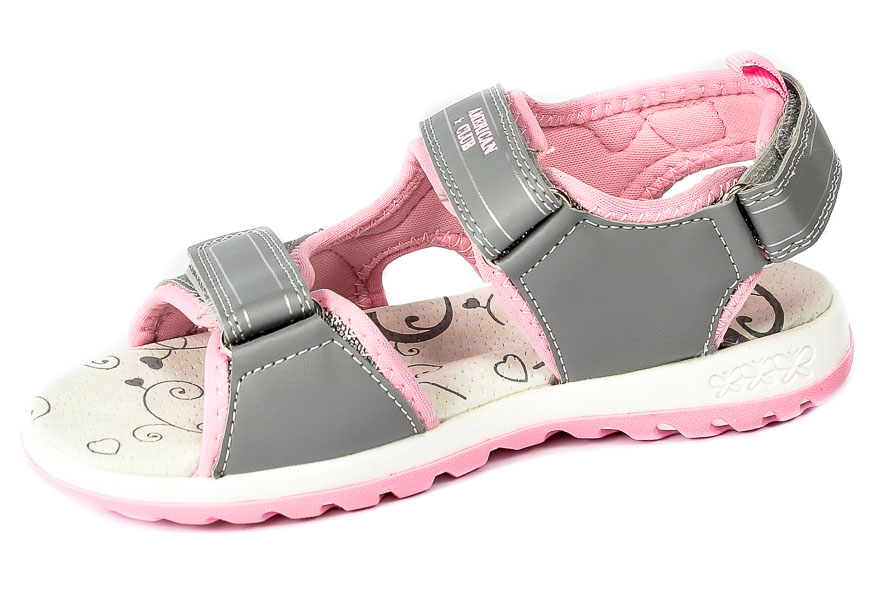 Sandały American RL37/21 Grey r.32-36