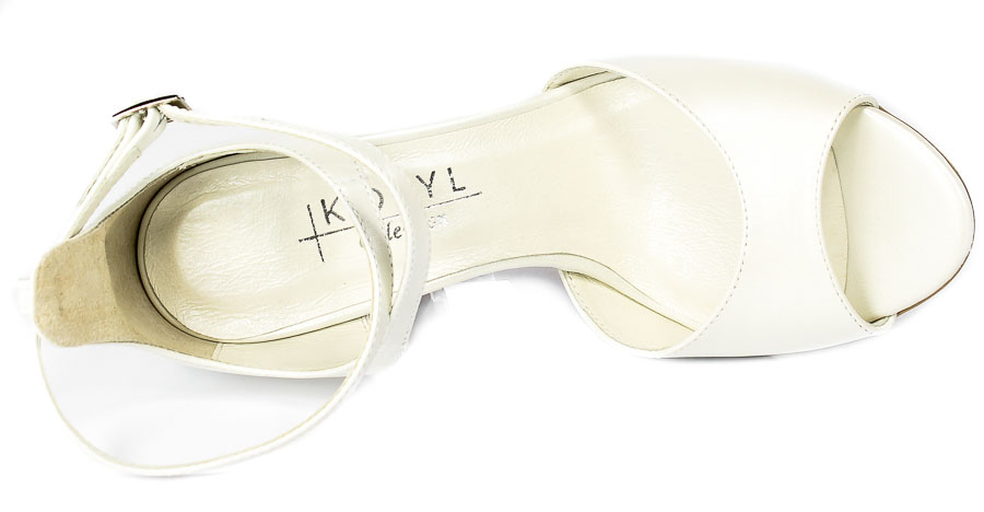 Sandały Kotyl 5915 Biały Perła