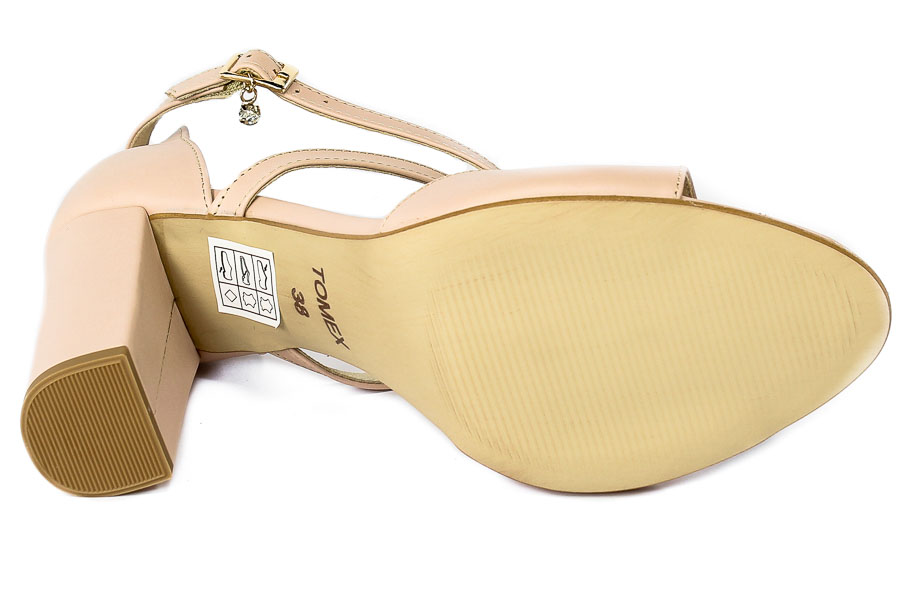 Sandały Tomex 1598 Pudrowy róż*156