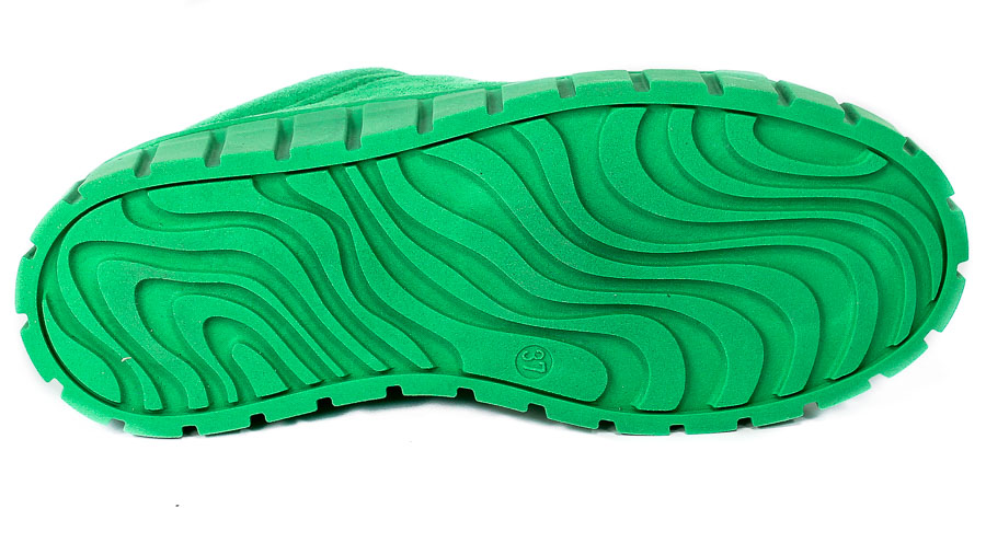 Sneakersy Karino 4189-026P Zielony - welur