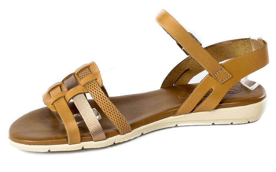 Sandały SPK Shoes 222G Tan/Rame/Tan