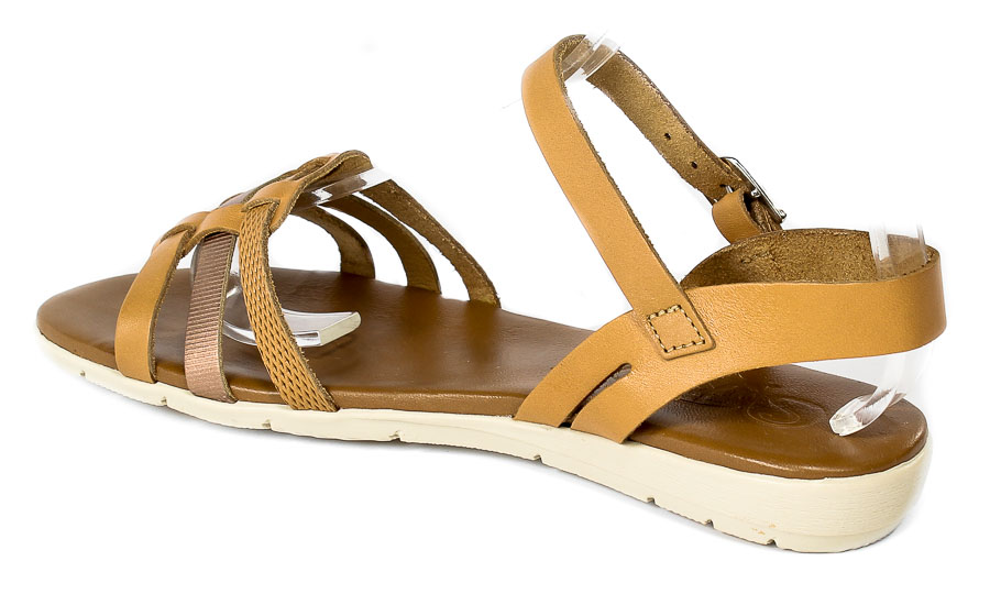 Sandały SPK Shoes 222G Tan/Rame/Tan
