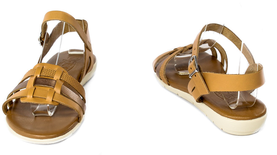 Sandały SPK Shoes 222G Tan/Rame/Tan