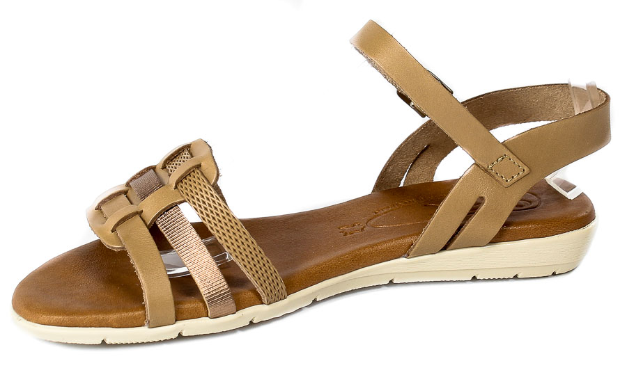 Sandały SPK Shoes 222G Taupe/Rame/Taupe