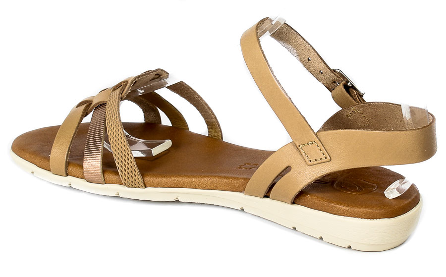 Sandały SPK Shoes 222G Taupe/Rame/Taupe