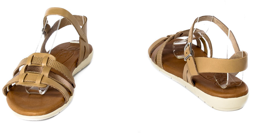 Sandały SPK Shoes 222G Taupe/Rame/Taupe