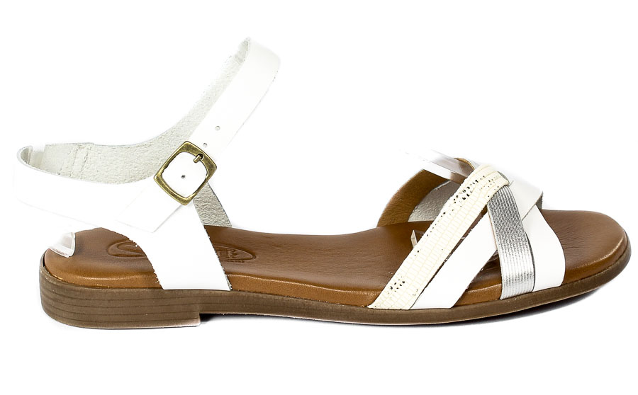 Sandały SPK Shoes 213F Blco/Plata/Arce