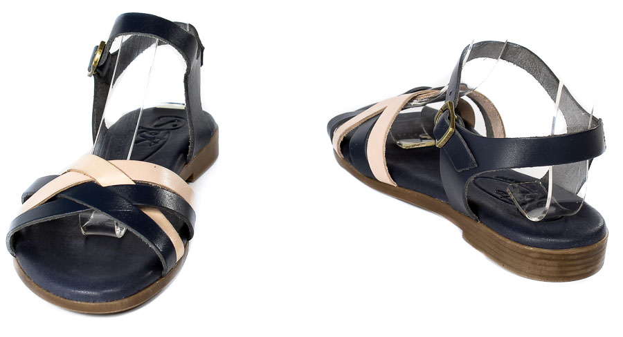 Sandały SPK Shoes 213 Marino/Skin/Skin