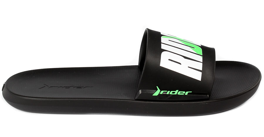 Klapki Rider 11773-23100 Black-White-Green