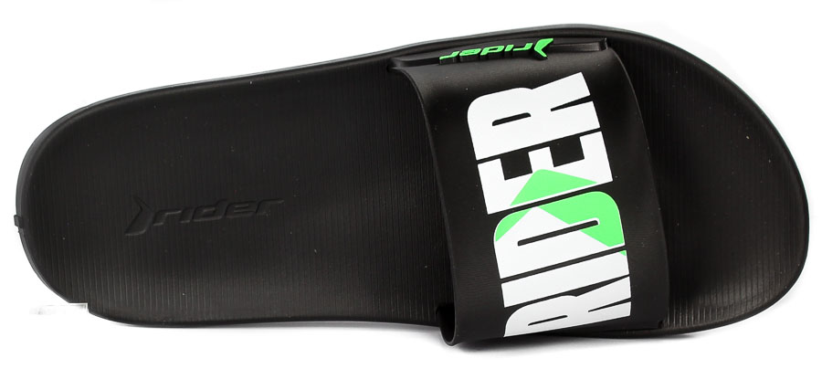 Klapki Rider 11773-23100 Black-White-Green