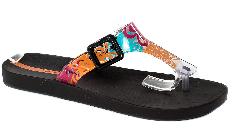 Sandały Ipanema 26721-26208 Black-Clear-Orange