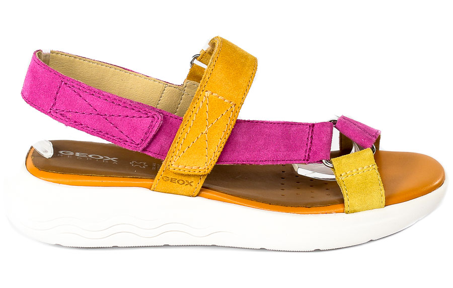 Sandały  Geox D25ADA C8345 Fuchsia Orange