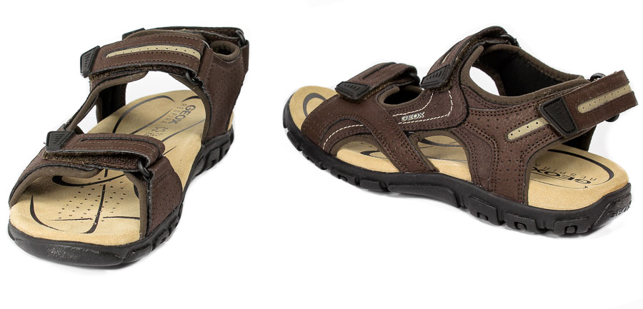 Sandały Geox U8224D-050AU-C0705 Brown-Sand