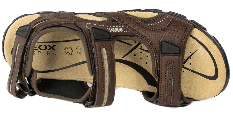 Sandały Geox U8224D-050AU-C0705 Brown-Sand