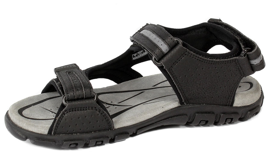 Sandały Geox U8224D-050AU-C9310 Black-Stone