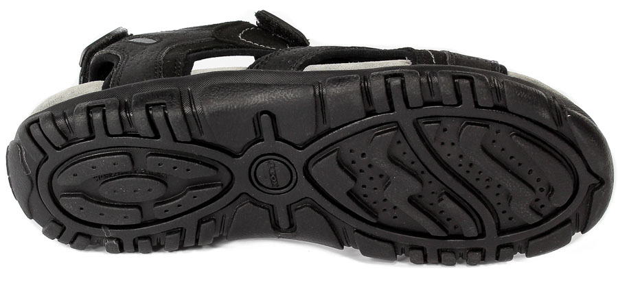 Sandały Geox U8224D-050AU-C9310 Black-Stone