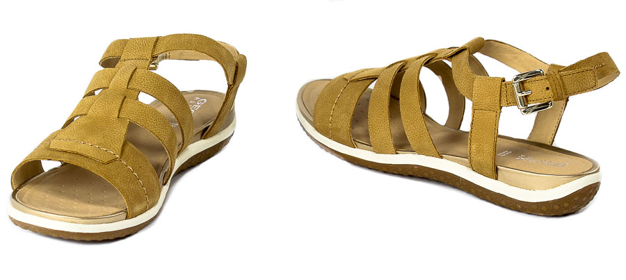 Sandały Geox D25R6D 00033 C6001 Cognac