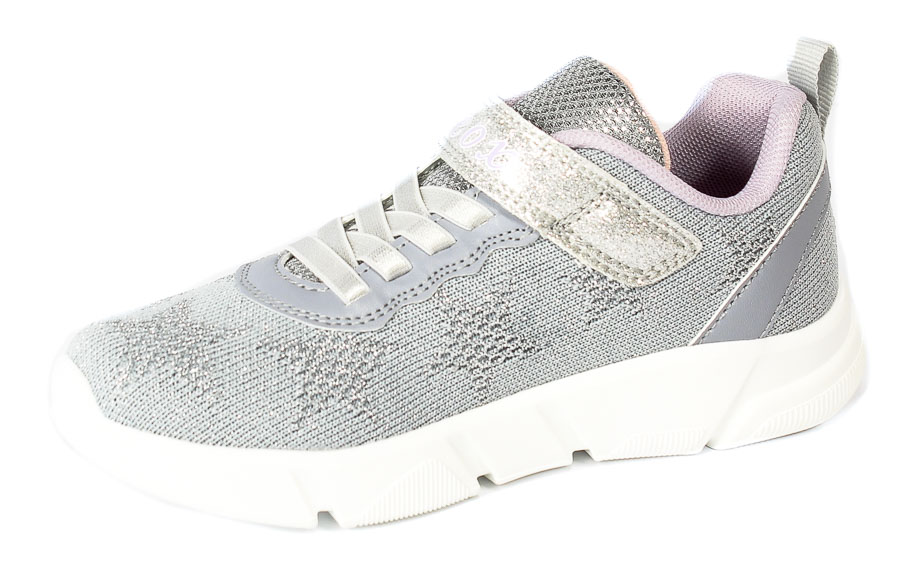 Półbuty Geox J25DLD 07QBC C1316 Silver Lilac R.28-35