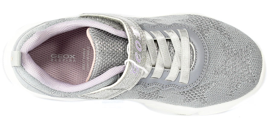 Półbuty Geox J25DLD 07QBC C1316 Silver Lilac R.28-35